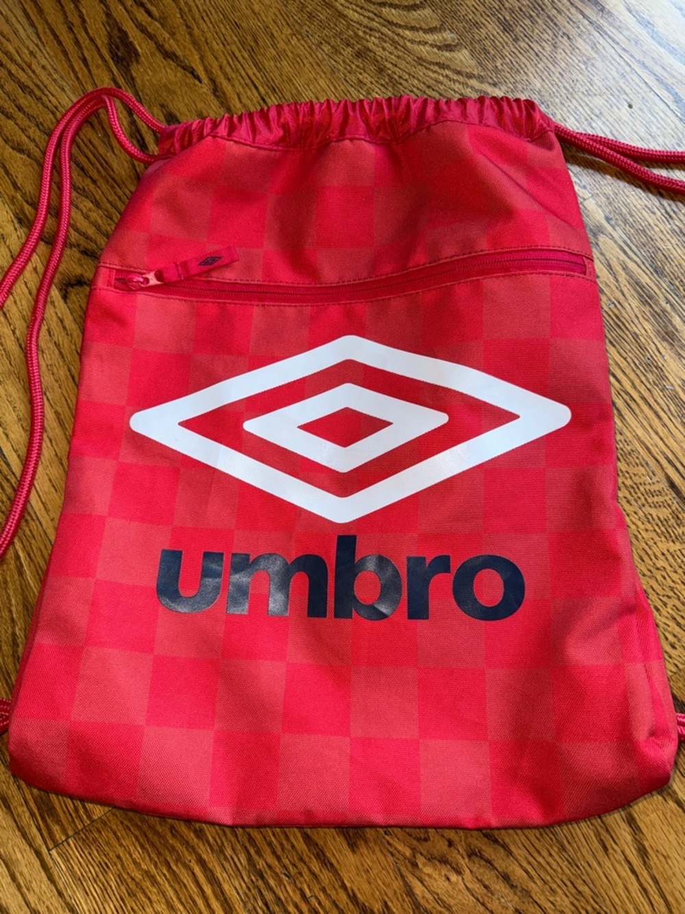 Umbro drawstring red cinch bag
